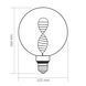 LED лампа VIDEX Filament VL-DNA-G125-C 3.5W E27 1800K 27608 фото 3
