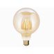 Лампа філаментна Lutec iDual Filament Amber FL G125 9W E27 з пультом дистанційного керування 51460 фото 2