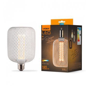 LED лампа VIDEX Filament VL-DWMC100162 4W E27 1800K White Chainmail style 27616 фото