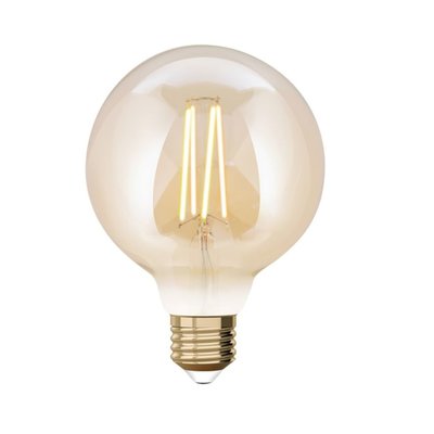 Лампа філаментна Lutec iDual Filament Amber FL G95 9W E27 51618 фото