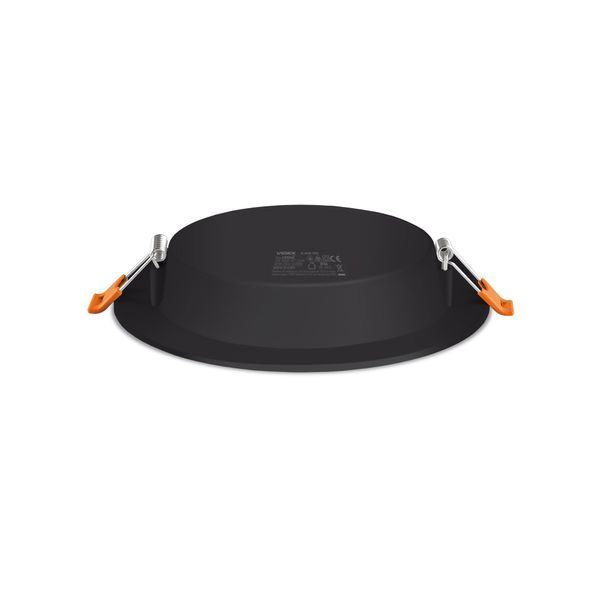 LED светильник Back встроенный круглый VIDEX 15W 5000K Black 27867 фото