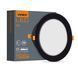 LED светильник Back встроенный круглый VIDEX 15W 5000K Black 27867 фото 1