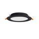 LED светильник Back встроенный круглый VIDEX 15W 5000K Black 27867 фото 3