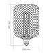 LED лампа VIDEX Filament VL-DWMC100162 4W E27 1800K White Chainmail style 27616 фото 3