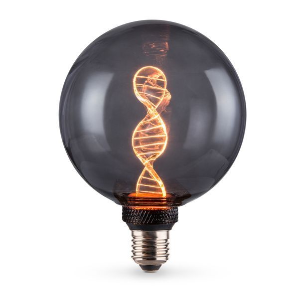 LED лампа VIDEX Filament VL-DNA-G125-S 3.5W E27 1800K Smoky 27610 фото