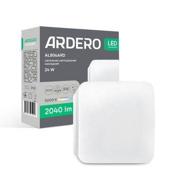 Світлодіодний накладний світильник Ardero AL806ARD 24Вт 5000K білий A-80299 фото