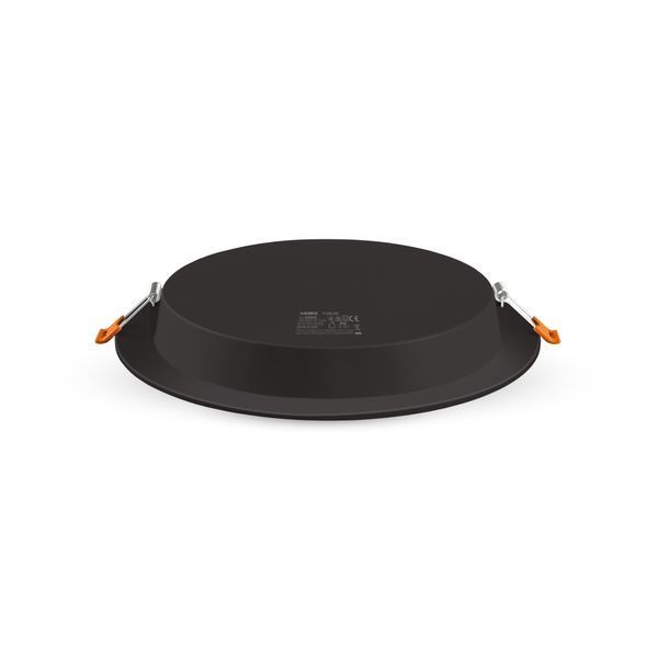 LED светильник Back встроенный круглый VIDEX 20W 5000K Black 27868 фото