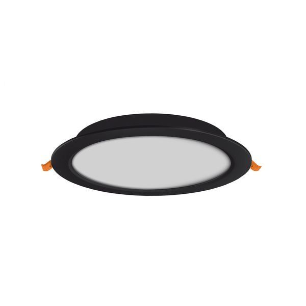 LED светильник Back встроенный круглый VIDEX 20W 5000K Black 27868 фото