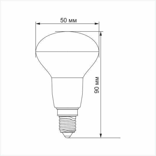 LED лампа TITANUM R50 6W E14 4100K 220V 25684_T фото