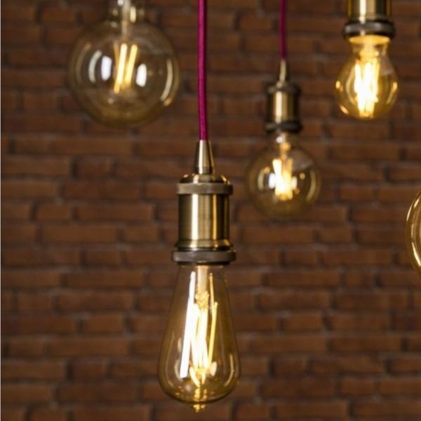 Лампа филаментная Lutec iDual Filament Amber FL ST64 9W E27 51630 фото