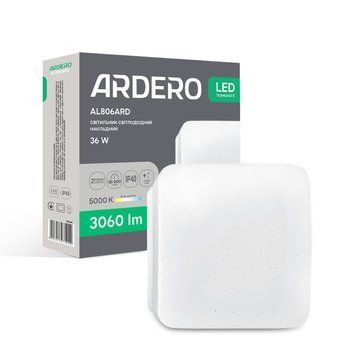 Світлодіодний накладний світильник Ardero AL806ARD 36Вт 5000K білий A-80300 фото