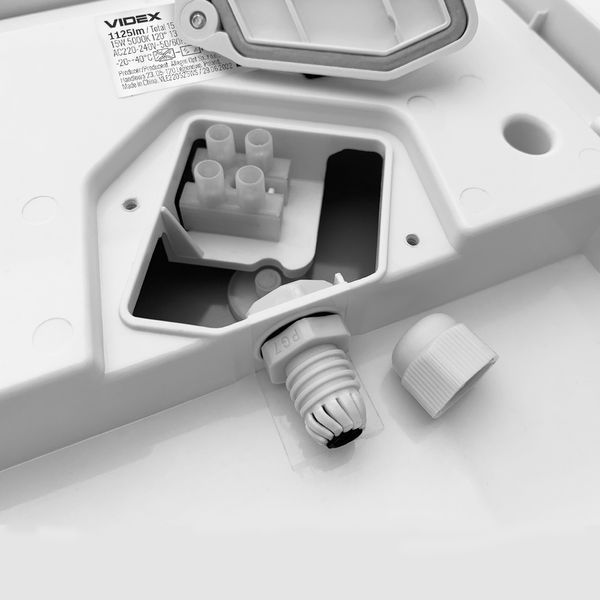 LED світильник ART IP65 квадратний VIDEX 15W 5000K 25246 фото