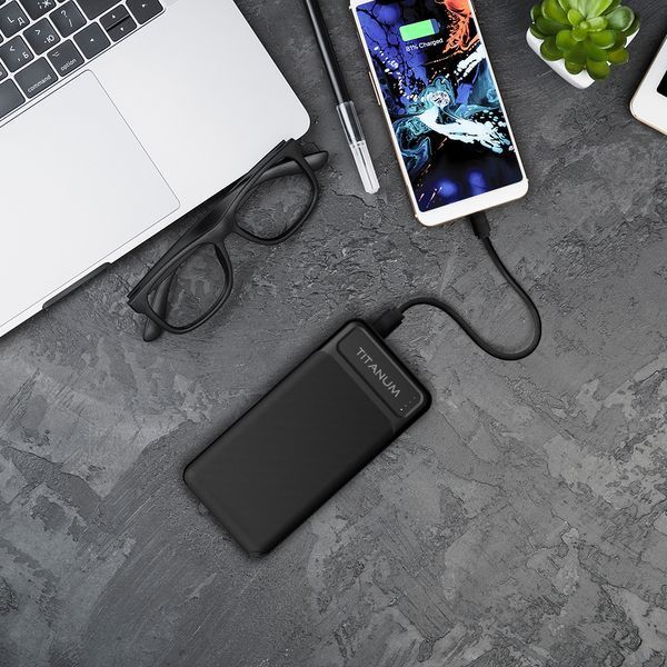 Повербанк TITANUM 913 Black 20000mAh 27356 фото