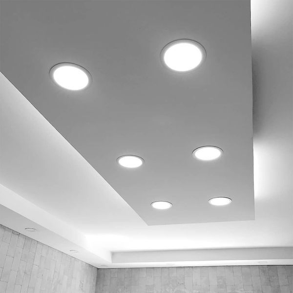 LED светильник Back встроенный круглый VIDEX 26W 5000K 26903 фото