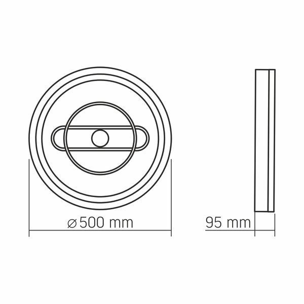 LED светильник функциональный VIDEX DECORA 52W VL-CLD-996-CF 28276_V фото