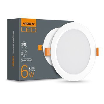 LED светильник Back встроенный круглый VIDEX 6W 5000K 26338 фото