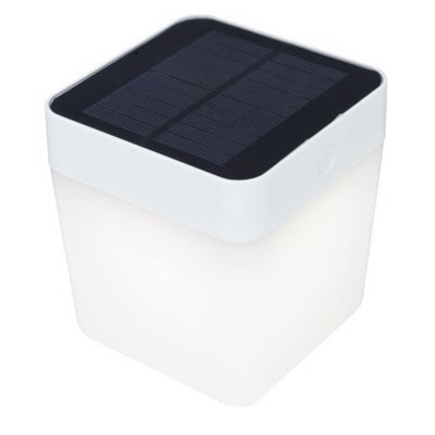 Светильник на солнечной батарее портативный Lutec Table Cube 6908001331 Solar 50458 фото