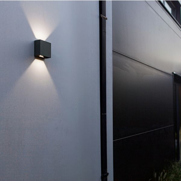 Светильник уличный настенный LUTEC GEMINI BEAMS 5104005118 10Вт 4000K IP54 Architectural 52278 фото