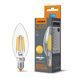 LED лампа VIDEX Filament C37F 6W E14 4100K 25794 фото 1