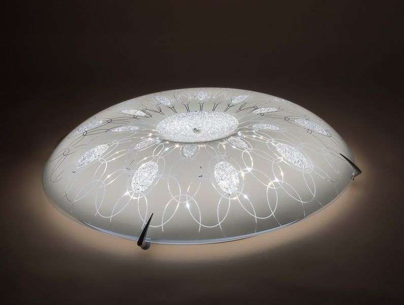 Светильник светодиодный стеклянный потолочный с пультом круглый Декора 80100 Орион 60 Вт 51352 фото