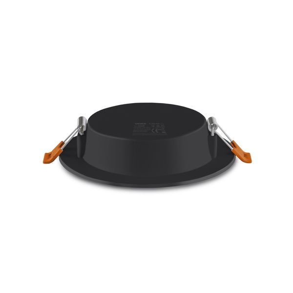 LED світильник Back вбудований круглий VIDEX 6W 5000K Black 27866 фото