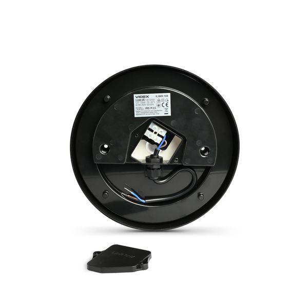 LED світильник ART IP65 круглий VIDEX 15W 5000K Black 27813 фото