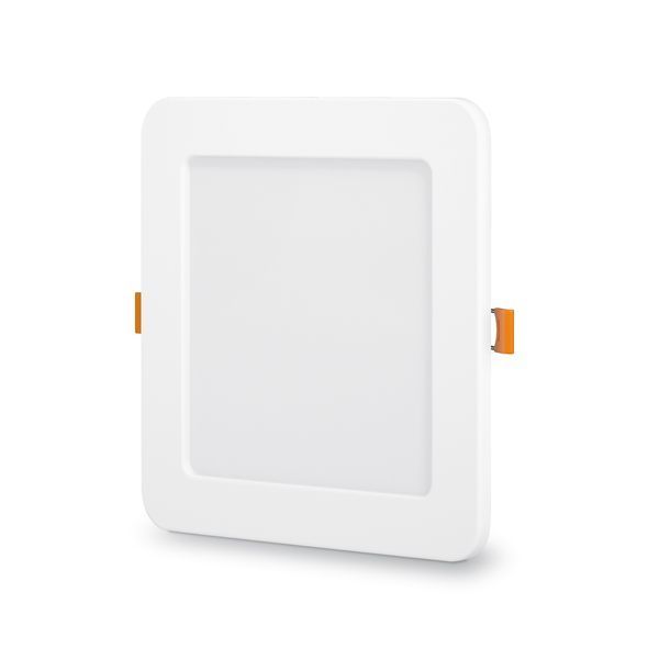 LED світильник вбудований квадрат VIDEX 12W 5000K 24073 фото