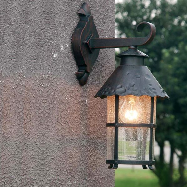 Светильник уличный настенный Lusterlicht Caior I 1682 Е27 8477 фото
