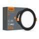 LED світильник Back вбудований круглий VIDEX 6W 5000K Black 27866 фото 1