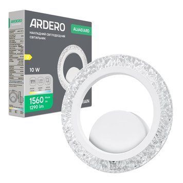 Світлодіодний накладний світильник Ardero AL6451ARD RAIN 10Вт білий A-80700 фото