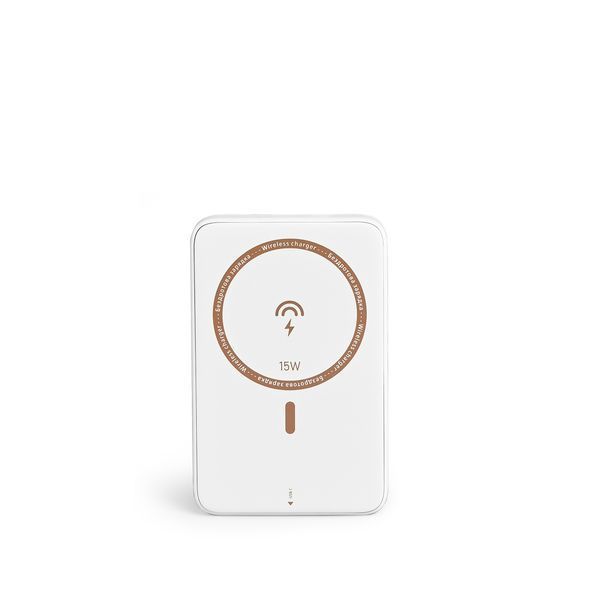 Повербанк с беспроводной зарядкой 10000mAh VIDEX VPB-331 PD20W White 28294 фото