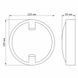 LED светильник IP65 круглый VIDEX 18W 5000K 25806 фото 5