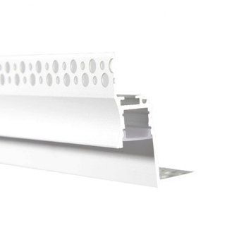 LED профіль врізний з розсіювачем PC KLOODI KLP4062T_ 3, ефект "тіньового шва", 3м KLP4062TR_3 фото