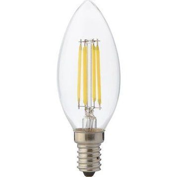 Лампа світлодіодна Filament candle - 6 6W свічка Е14 4200К Horoz Electric 001-013-0006-030 фото
