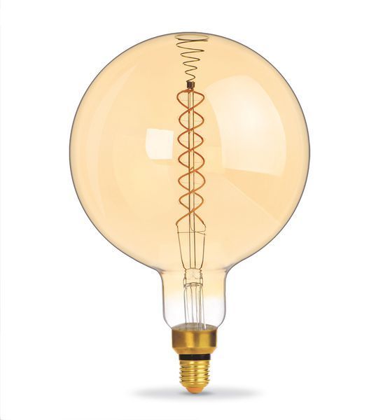 LED лампа VIDEX Filament G200FASD 8W E27 2200K дімерна бронза 26225 фото