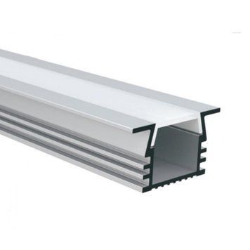 LED профіль підвісний з розсіювачем PC морозним KLP1612KR_2, 2м KLP1612KR_2 фото