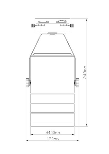 Світильник трековий світлодіодний Ultralight TRL810 білий 51544 фото