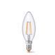 LED лампа VIDEX Filament C37FD 4W E14 4100K дімерна 23927 фото 2