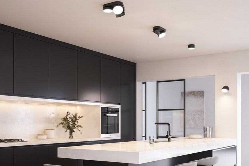 Светильник спот накладной LUTEC STANOS INDOOR 20,4 Вт matt black Connected Outdoor 8600504012 фото