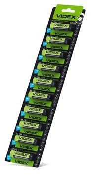 Батарейка лужна Videx LR6/AA 1шт х10 BLISTER 23234 фото