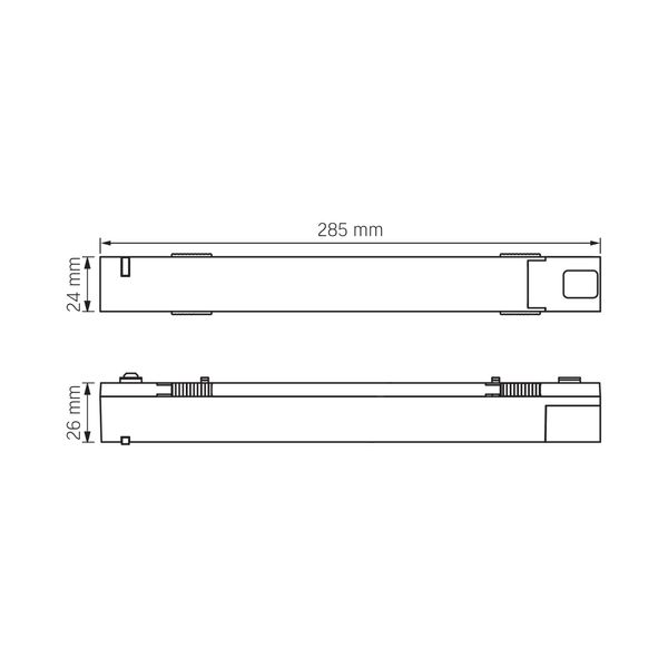 Блок питания для магнитных трековых систем VIDEX 100W VL-TRMS-P100B Наружный 28017_V фото