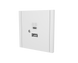 Розетка USB+ type-C біла L-TEC LT-F-79-W фото 1