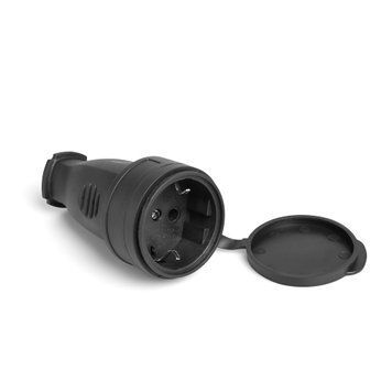Штепсельна розетка IP44 з/з 16А з кришкою TITANUM STANDARD 27773 фото