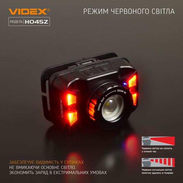 Фонарик налобный светодиодный VIDEX VLF-H045Z 270Lm 5000K VLF-H045Z фото