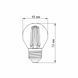 LED лампа VIDEX Filament G45FA 4W E27 2200K бронза 23690 фото 3