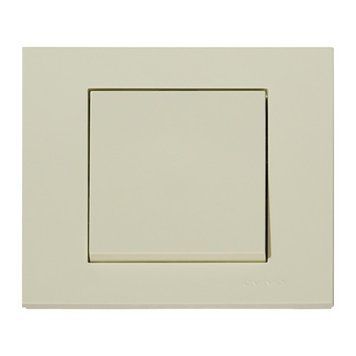 Вимикач 1-клавішний кремовий GRANO Ovivo Electric 400-020200-200 фото