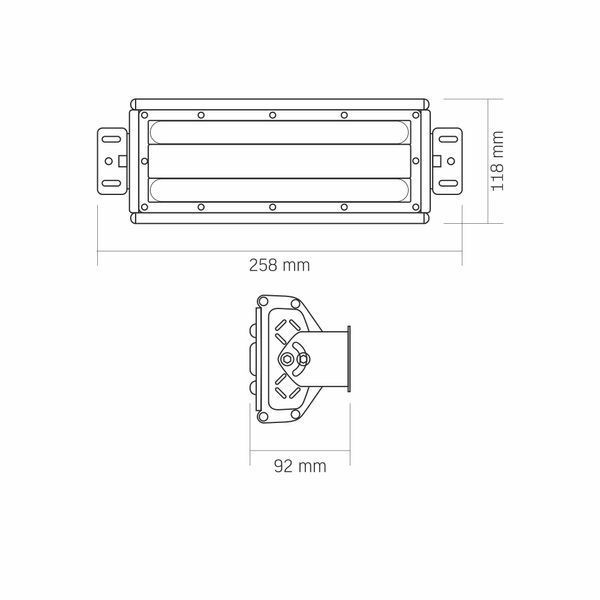 LED светильник высотный линейный VIDEX HB022 50W 5000K 220V 28183 фото