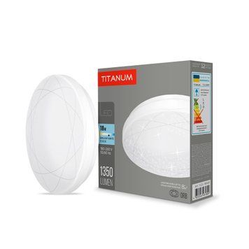 LED светильник настенно-потолочный TITANUM 18W 5000K Орбита 26686 фото