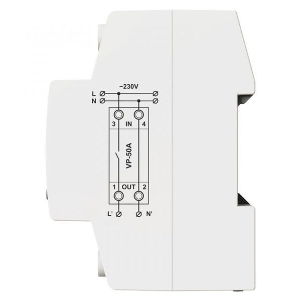 Реле напряжения 2 DIN VP-50A M2W DigiTOP 4820118381411 фото